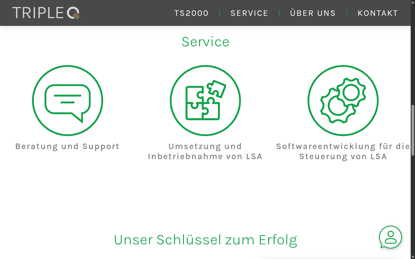 Triple Q Service Seite